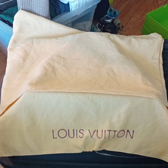 Louis Vuitton Black Leather Satchel with Gold Accents - Picture 8 of 8